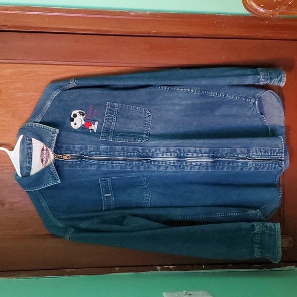 Peanuts Jackets & Coats Joe Cool Snoopy Peanuts Vintage 9s Y2k Jean